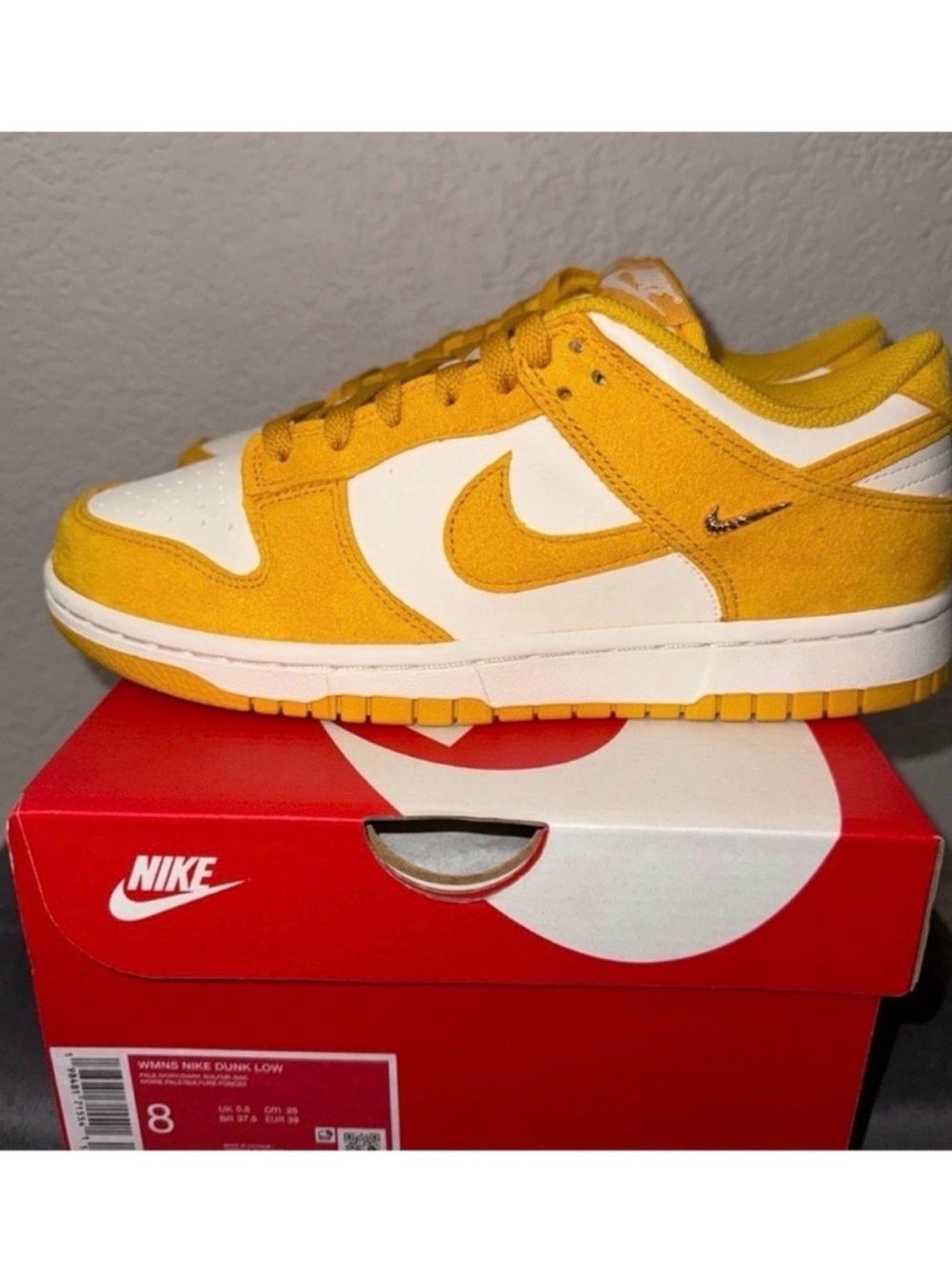 Nike Dunk Low — Yellow/White Men's Sneaker
